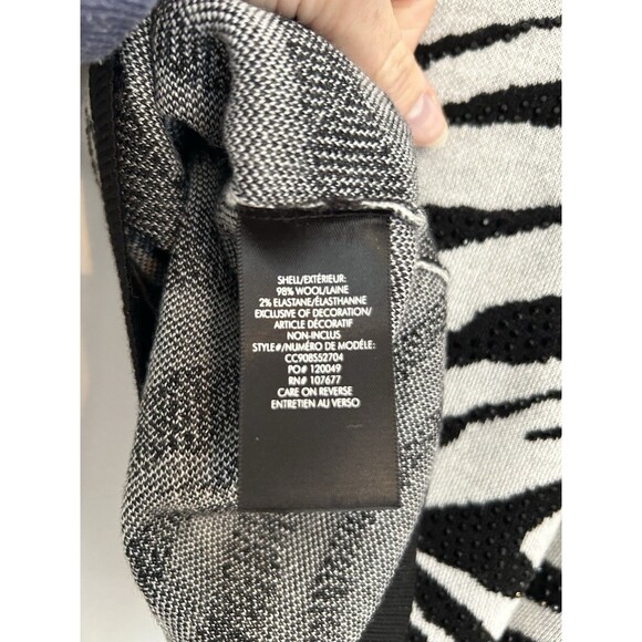 Alice + Olivia Womens Connie Embellished Knit Crew Neck Pullover Sweater Size Sm - Picture 5 of 6